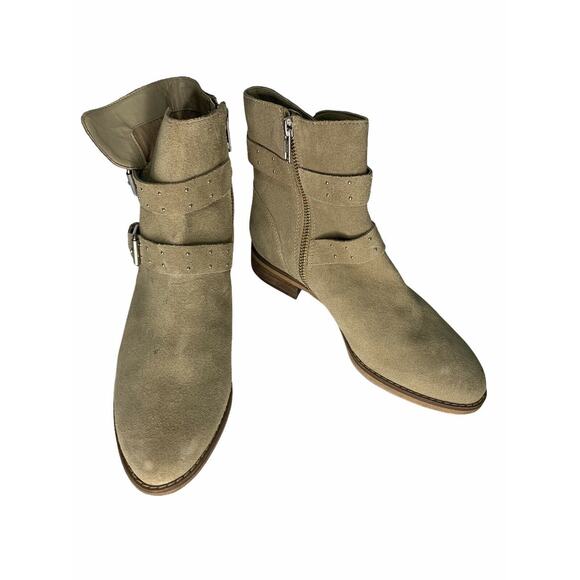 BP. Riley Buckle Strap Bootie‎ sand suade 6 NEW $90 - Picture 4 of 7